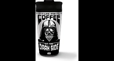 Reisbeker - Star Wars I Like My Coffee On The Dark Side - 450ml - metaal