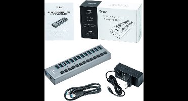 i-Tec - USB Oplader 13 poorten - Power Adapter (60W)