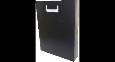 2x EXXO-HFP # 38068 - Pop-Up Rugtas Box - Boek-Safe - Bescherm Box - 50mm vulhoogte - Parel Nite Zwart, 2 stuks