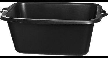 Vplast Voer-drinkbak – Voederbak voor boerderijdieren – Sterke en robuuste voer-/drinkbak – 90 Liter – Zwart