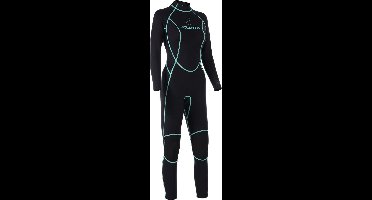 Atlantis 3/2mm Adventure Full - Wetsuit - Dames - Zwart/Turquoise - 06