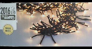 LED Tuft Lichtketting 14,5 m met 2016 LED's Warm Wit IP44