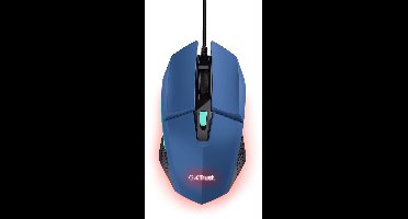 Trust GXT 109B Felox - Gaming Muis - Bedraad - 6400 DPI - RGB Verlichting - Blauw
