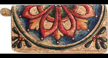 green-goose® Portemonnee Kurk | Mandala | Vegan | 100% Natuurlijk Kurk | Unisex | Duurzaam | Biologisch Afbreekbaar