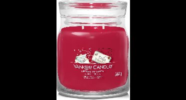 Yankee Candle - Letters To Santa Medium Geurkaars - 50 branduren - 2 lonten