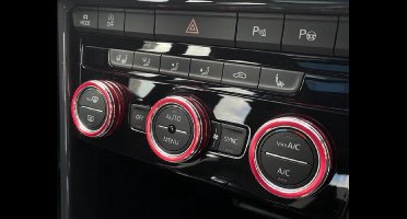 Interieur Decoratie Ringen Red Aluminium geschikt voor Geschikt Voor VW Golf 7 T Roc Passat B8 Tiguan R Line Dsg Tdi Tsi Gti Airco