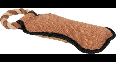 Duvoplus - Speelgoed Voor Dieren - Hond - Canvas Bijtbeen 11x28x5cm Meerkleurig - 1st