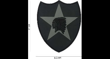 101 Inc Embleem 3D Pvc 2Nd Infantry  13028