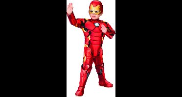 Rubies - Iron - Man - Iron - Man Jongen - Rood, Goud - Maat 96 - Carnavalskleding - Verkleedkleding