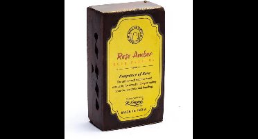 Wierook - Hars - Roos - Amber - in houten doosje