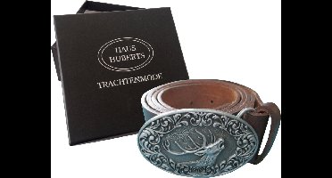 Oktoberfest Lederhosen Riem - Leer - Bruin - Maat 105
