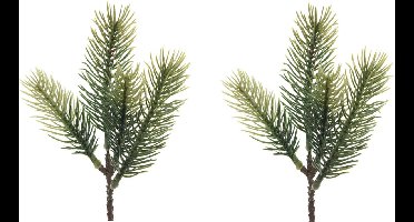 Decoris dennentakjes - groen - 23 cm - kerstversiering - kersttakjes - kerstdecoratie - kunsttakken