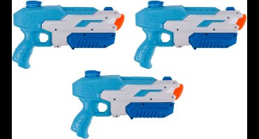 Waterpistool/waterpistolen blauw 30 cm