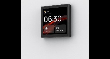 Multifunctioneel Smart Home Bedieningspaneel - Tuya Wifi Touch Center - Met ingebouwde Zigbee hub - Alexa Ingebouwde Voice Control - Zwart
