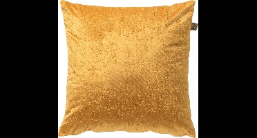 Dutch Decor ELON - sierkussen 45x45 cm - subtiele structuur - effen kleur - Chai tea - geel - Inclusief binnenkussen - Luxe kussens voor woonkamer & bank