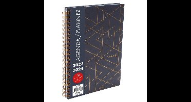 Verhaak Agenda Planner Spiraal Paars A4 - 18 maanden 2023-2024 - 30x21 cm