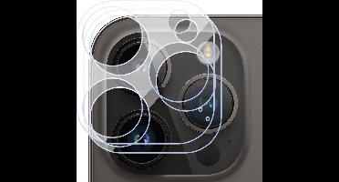 Camera Lens Screen Protector geschikt voor iPhone 15 Pro Max - 2x Gehard Glas Screenprotector GlassGuard