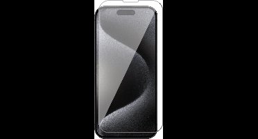Screenprotector geschikt voor iPhone 15 Pro Max - Gehard Glas Screen Protector GlassGuard