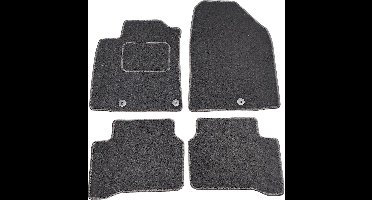 Automatten op maat - zwart stof - geschikt voor Hyundai Ioniq vanaf 2018+