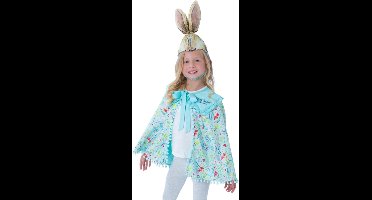 Smiffys - Peter Rabbit Classic Deluxe Cape Kit Kostuum Accessoire Set Kids - Multicolours