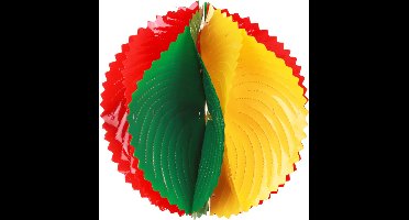 PVC Deco bal rood geel groen Ø60 cm brandvertragend