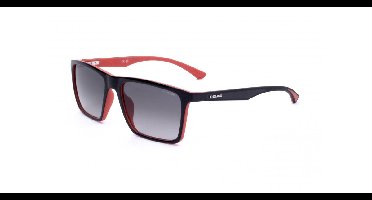 Police SPLN26 Shiny black with semi matt red parts 54/17/145 MAN Zonnebrillen