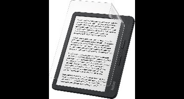 Screenprotector - Folie - Geschikt voor Kobo Libra H2O - Ultra Clear - Bescherm Folie - Soft TPU Touch - Screen Protector - Telefoon Cover