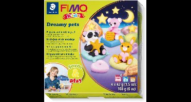 FIMO kids 8034 - ovenhardende boetseerklei - Form&Play set "Dreamy Pets"