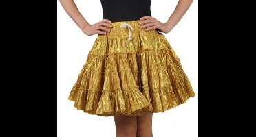 Petticoat/Onderrok/Tutu Luxe Metallic Goud 2-laags