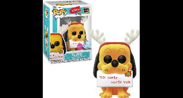 Funko Pop! Disney: Holiday - Pluto Flocked Exclusive