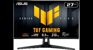 ASUS TUF Gaming VG27AQ5A - QHD Fast IPS Gaming Monitor - 210Hz - 0.3ms - G-Sync Compatible - 27 Inch