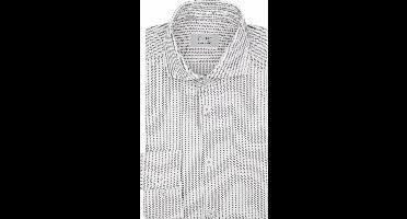 Pure Shirt Streep Beige - Maat 43 - Heren - Overhemden Casual