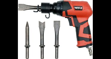 Yato YT-09904 - Pneumatische Beitelhamer - 3200 slagen p/m - 1/4" Luchtaansluiting - Inclusief Veren