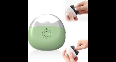 Elektrische Nagelknipper - Automatische Nageltrimmer met LED Verlichting - 2 Snelheden - Veilig voor Baby’s & Ouderen - USB-C Oplaadbaar - Groen