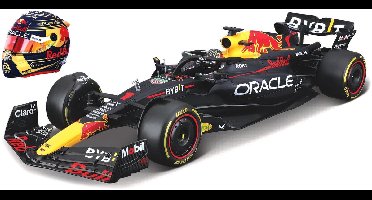 Bburago Red Bull Rb19 - Modelauto - Schaal 1:18 - Donker Blauw/Rood/Geel