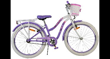 Volare Lovely Kinderfiets - Meisjes - 24 inch - Paars - Twee handremmen