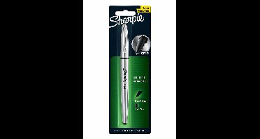 Sharpie Pen Grip - Fineliner Pen - RVS - Hervulbaar - 0.4 mm - Zwart