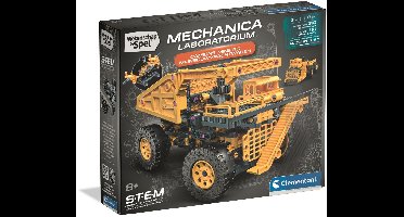 Clementoni - Science & Play Miner Bouwpakket - Mechanica Lab Mijnwerker Voertuig - STEM Speelgoed - Vanaf 8 Jaar