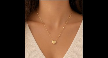 ketting - Verguld - Goudkleurig - Stijlvolle ketting - Roestvrijstalen -Vintage hanger ketting - vrouwen - cadeau
