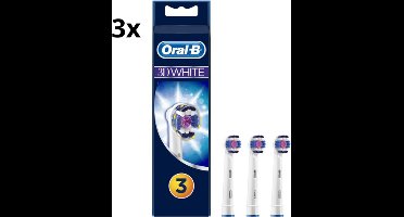Oral-B 3DWhite Opzetborstel - 3 x 3 stuks