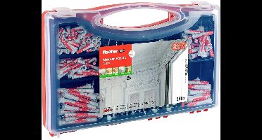 Fischer 577865 Meister-Box XL Altbau + S Assortimentsdoos pluggen 30 mm, 40 mm, 50 mm, 65 mm, 80 mm 280 onderdelen