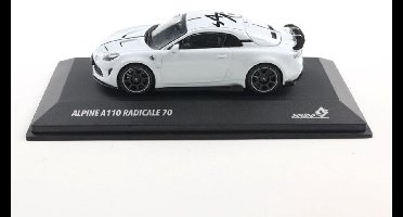 Renault Alpine A110 Radicale 70 2024 Wit Modelauto 1/43 Solido