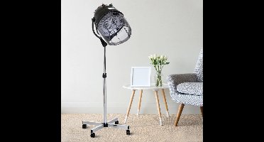 Kappersdroger – Haarverwarmer – Haardroger – Kappersapparaat – Verstelbare Hoogte – Timer Tot 60 Minuten – 1180 Watt Motor