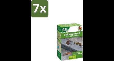 BSI – Slakkenlokstof – Natuurlijk – 200 g - Bulkverpakking - 7 stuks
