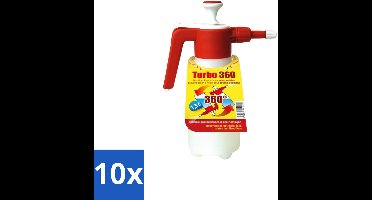 BSI – Turbo Handdrukspuit – Handmatig Pompsysteem – 1,3 L - Bulkverpakking - 10 stuks