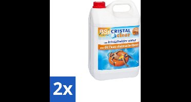 BSI – Cristal Clear – Voor Kristalhelder Zwembadwater – 5 L - Voordeelverpakking - 2 stuks