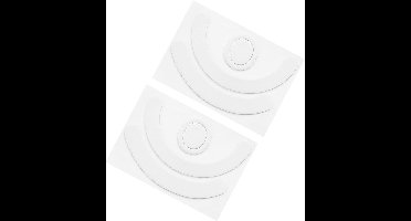 Muis Voeten Vervanging - Muis Skates Pads - Gaming PC - Afgeronde Gebogen Randen - 0.6mm Dikte - Wit