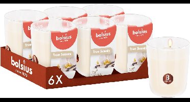 Bolsius - True Scents - 4 Geurkaarsen - Vanille - Voordeelverpakking - Geur Kaars