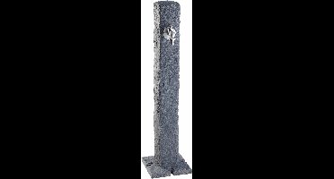 GARANTIA GRANIT waterdispenser van donker graniet, inclusief chromen kraan.