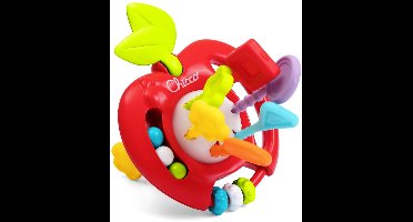 Chicco Multisensorische Trekkoord Appel - Montessori Grijp & Bijtspeelgoed (1-3 Jaar)